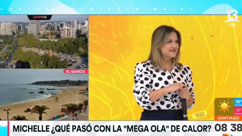 Michelle Adam y el aviso de marejadas