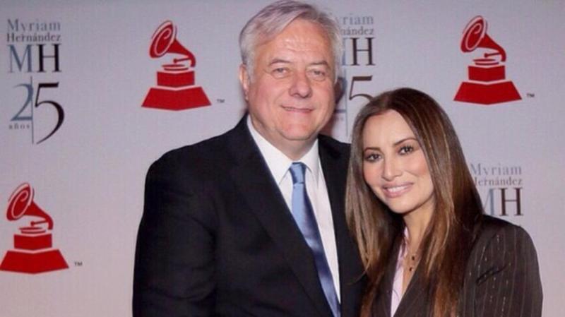 Myriam Hernández y su ex esposo Jorge Saint-Jean.