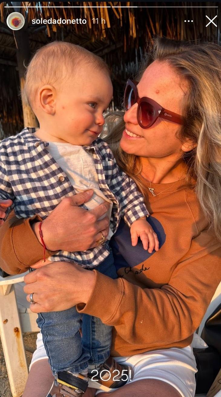 Soledad Onetto y su hijo Borja en Instagram