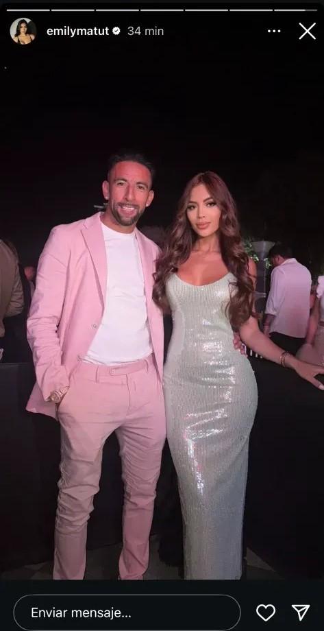 Mauricio Isla junto a su supuesta nueva conquista, Emily.