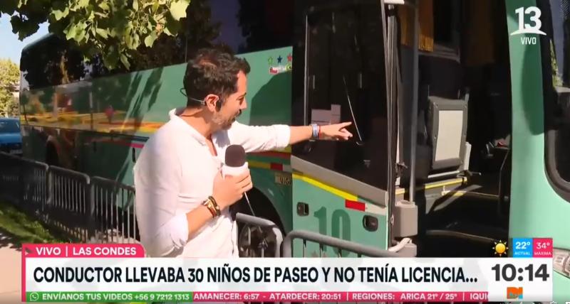 Retiran de circulación bus que transportaba a 30 niños: conductor no tenía licencia de conducir