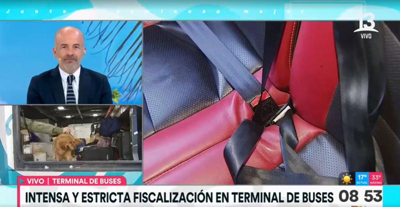 Estado de cinturones de seguridad son el foco principal en estas fiscalizaciones