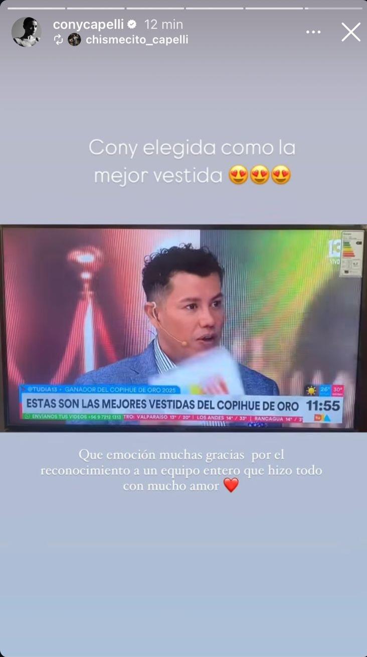 Historias de Instagram Cony Capelli