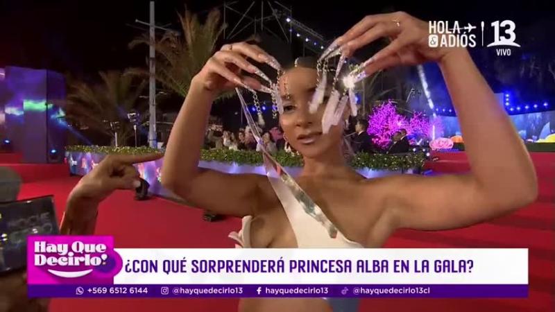 Princesa Alba se prepara para la próxima Gala de Viña 2025