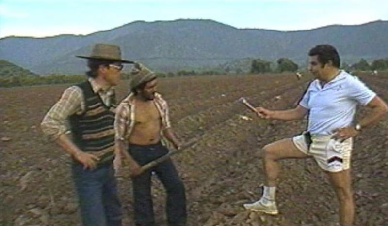 Don Francisco en el segmento de La cámara viajera de Sábado Gigante