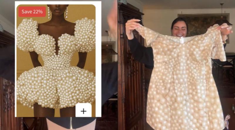 Emilia Dides comparte insólito chascarro tras comprar vestidos por internet