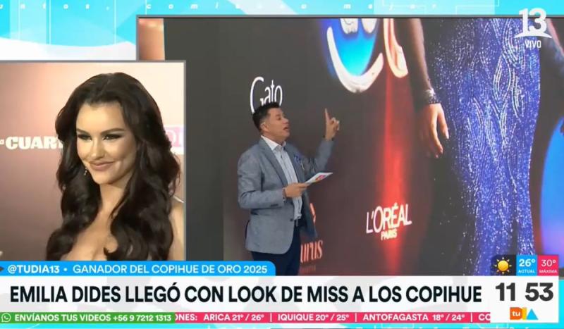 Emilia Dides en los Copihue de Oro 2025