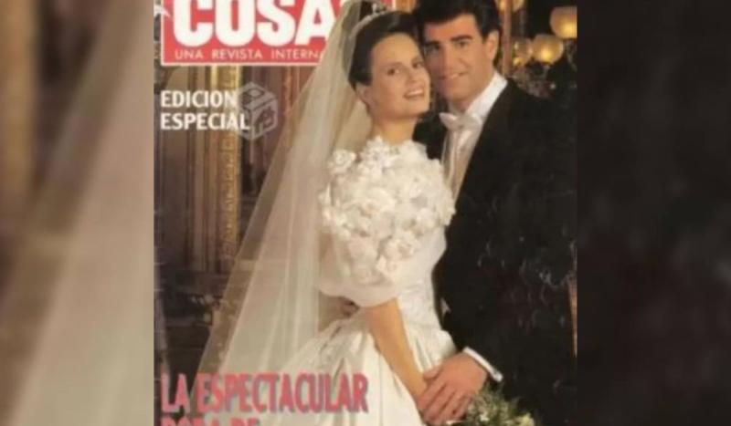 Matrimonio de Michael Young y Cecilia Bolocco | |Revista Cosas 1990