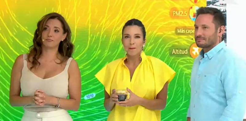 Priscilla Vargas, Karla Constant y Francesco Gazzella