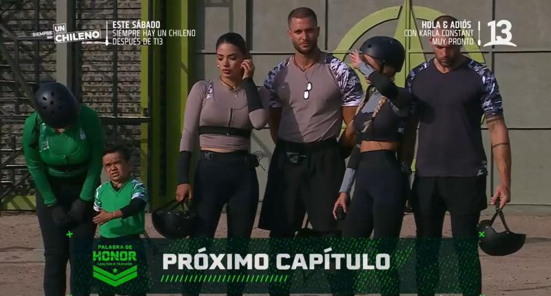 Reclutas nominados en Palabra de Honor