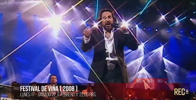 Revive la presentación de Marco Antonio Solís en lo mejor de Viña 2008 por REC TV