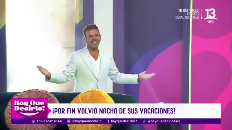 Así fue el regreso de Nacho Gutiérrez a ¡Hay que decirlo!
