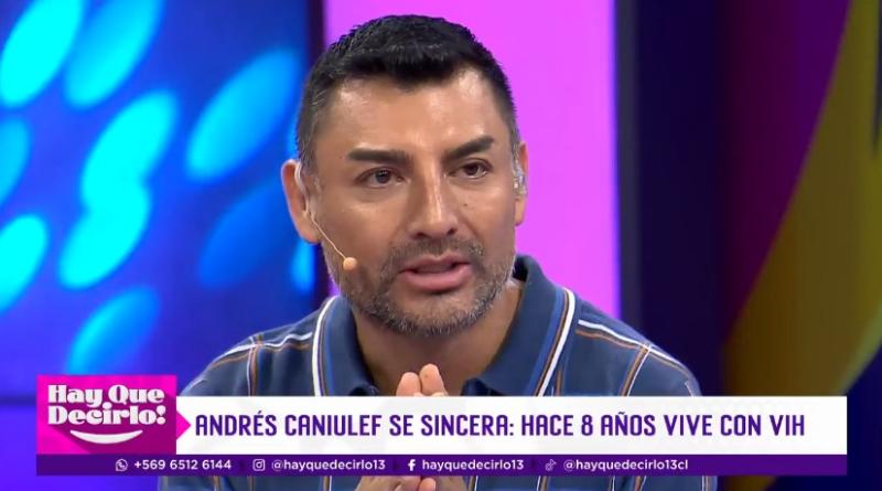 Andrés Caniulef se sincera sobre cómo vivir por 8 años con VIH en "¡Hay que decirlo!"