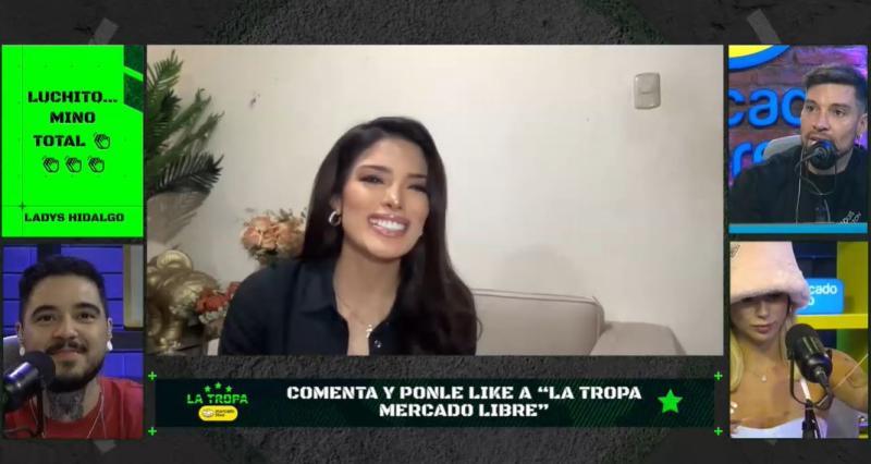 Anyella en un React pasado con Luis, Guarén y Planettas