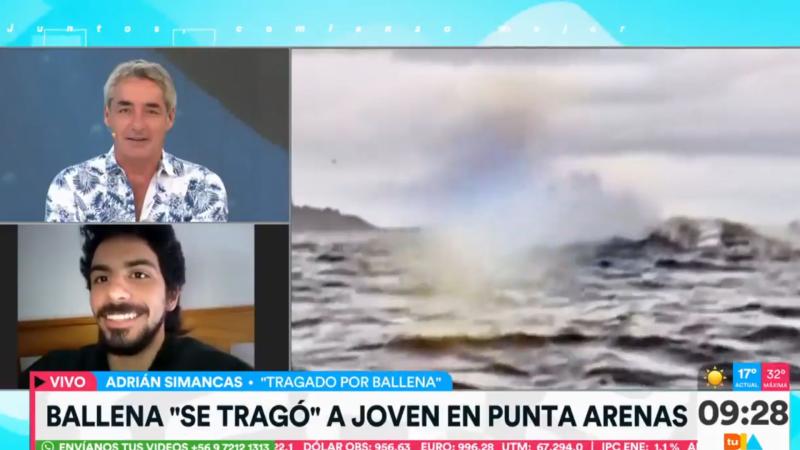 Hombre tragado por ballena en "Tu Día"