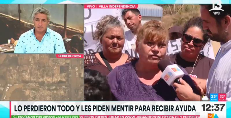 El desgarrador testimonio de vecina afectada por el megaincendio de Viña que todavía no recibe ayuda de las autoridades