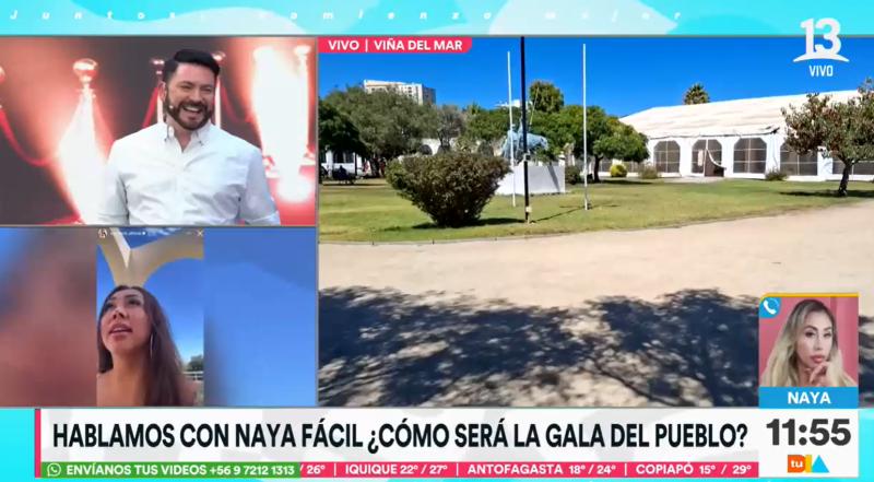 Naya Fácil responde si la Gala del Pueblo será transmitida por TV