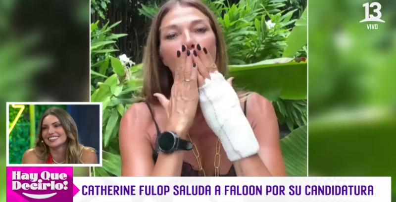 Catherine Fulop envió mensaje a Faloon Larraguibel tras anunciar su candidatura.