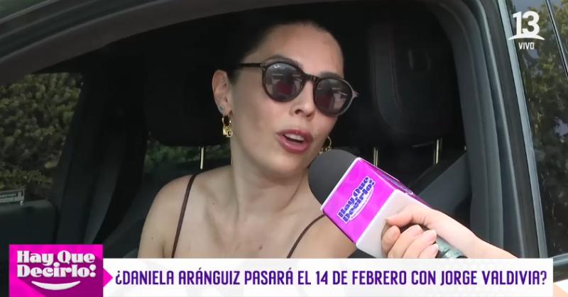 Daniela Aránguiz contó detalles de su 14 de febrero.