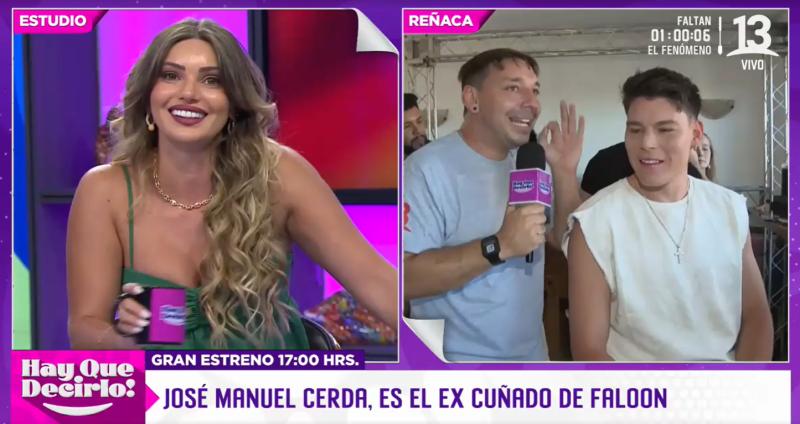 Faloon Larraguibel conversó en vivo con hermano de Raimundo Cerda.