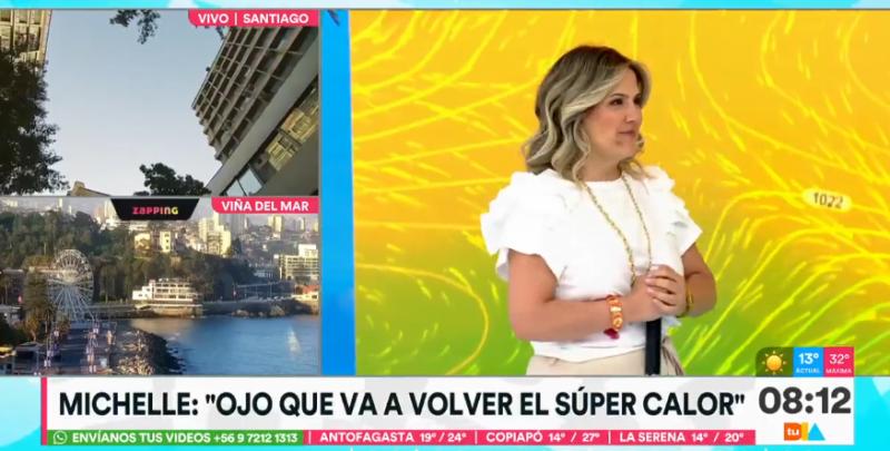 Michelle Adam advierte nueva ola de calor durante la próxima semana.