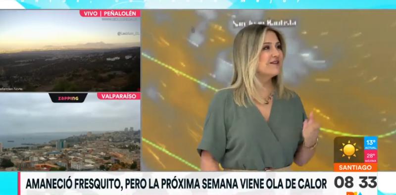 Pese a la disminución en las temperaturas, Michelle Adam advirtió que se avecina una nueva ola de calor.