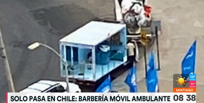 Denuncian funcionamiento de "barbería móvil ambulante" en Viña del Mar,
