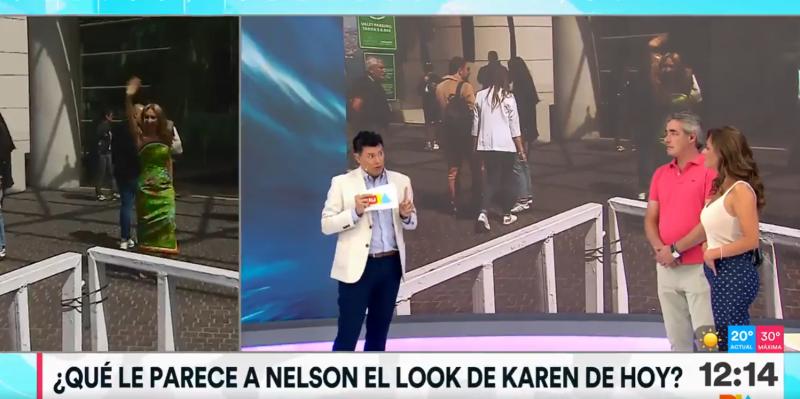 El look de Karen Doggenweiler en su llegada a Viña.