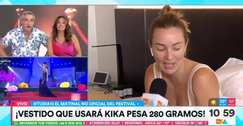 Kika Silva sufrió problema de salud horas antes de la gala del Festival de Viña.