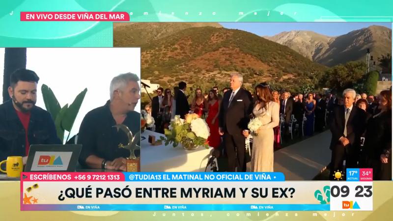 José Miguel Viñuela con Myriam Hernández