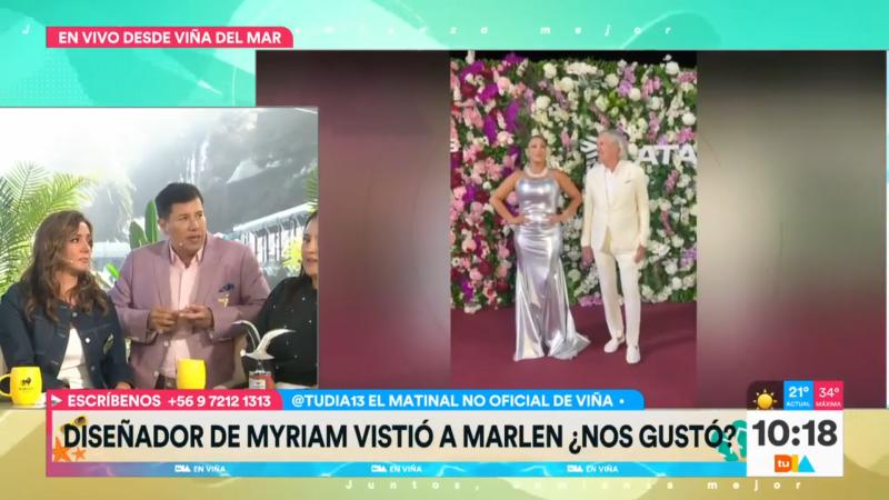 Trajes realizados por el diseñador de Myriam Hernández