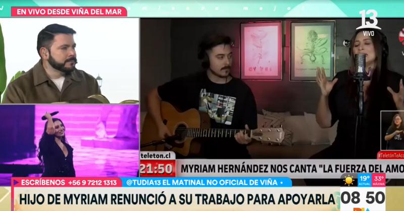 Efecto Myriam Hernández: Panelista de Tu Día se emociona hasta las lágrimas al hablar del show en Viña 2025