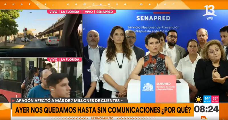 Explican por qué la señal de los teléfonos falló en medio del masivo corte de luz