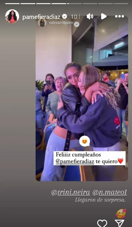 Pamela Díaz celebró un nuevo cumpleaños en compañía de sus hijos.
