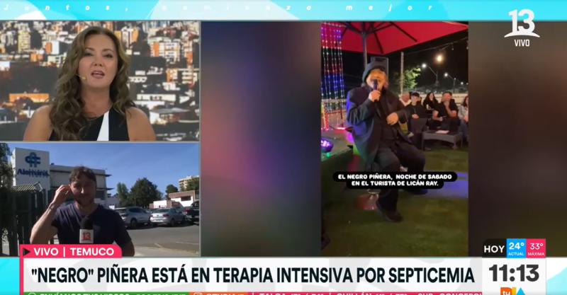 Viralizan video del último show del Negro Piñera en Licanray
