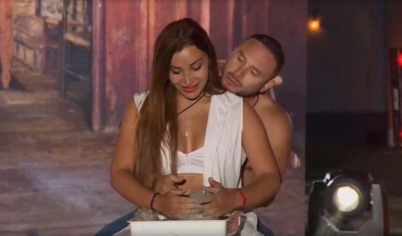 Daniela Requena y Jenko del Río en la actividad de actuación