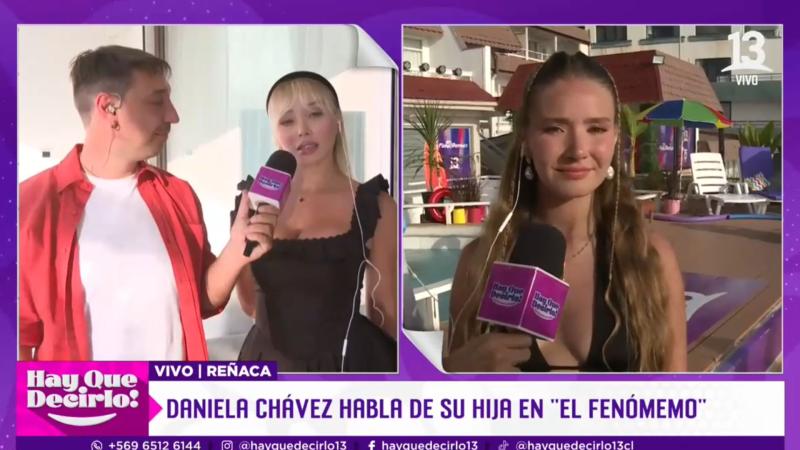 Daniella Chávez y su hija Isidora en "¡Hay que decirlo!"