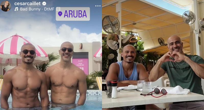 César Caillet y su pareja - Instagram