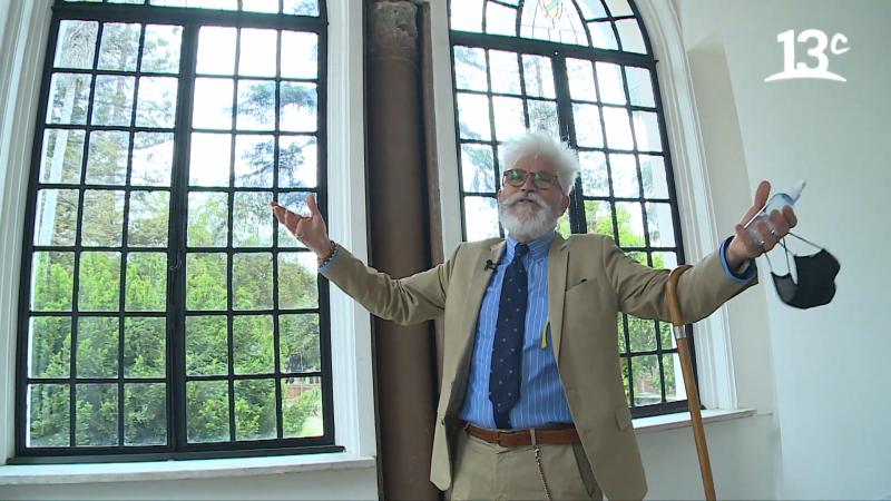 Federico Sánchez dentro del Palacio Vergara. City Tour (2020).