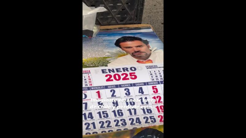 El calendario de Felipe Camiroaga que vio Priscilla Vargas en Tongoy