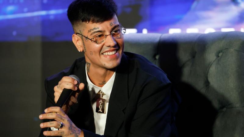 Duki, el encargado de abrir la noche del Festival de Viña 2025 - Créditos: ATON