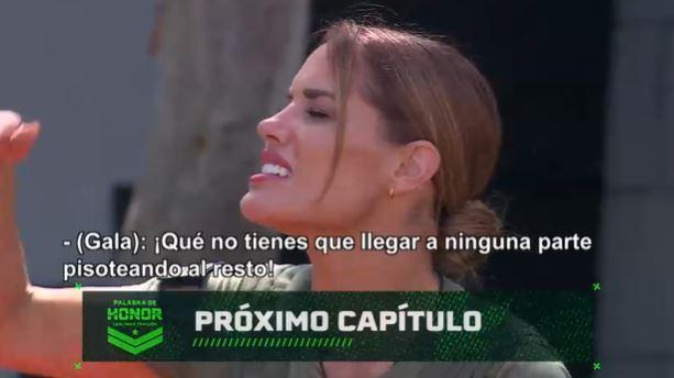 Gala Caldirola molesta con Faloon Larraguibel