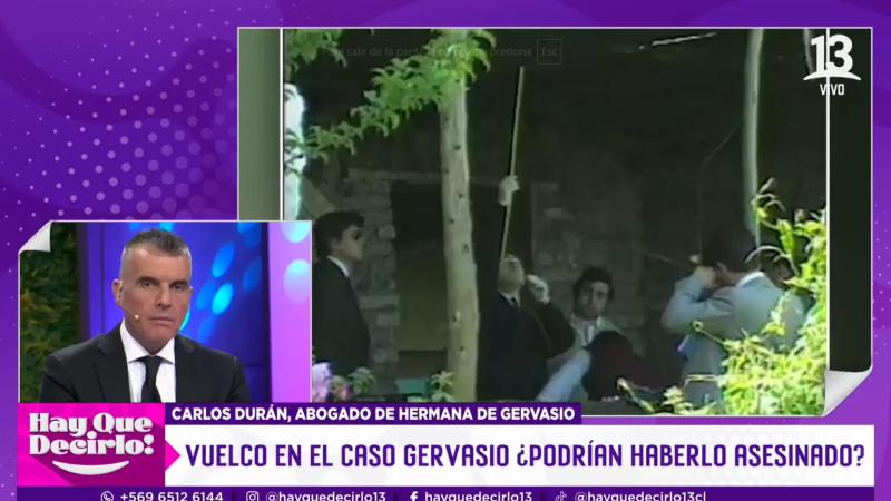 Carlos Durán, abogado de la familia de Gervasio