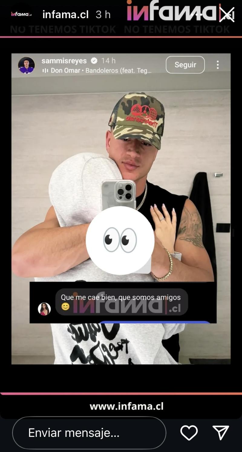 Emilia Dides y Sammis Reyes - Instagram