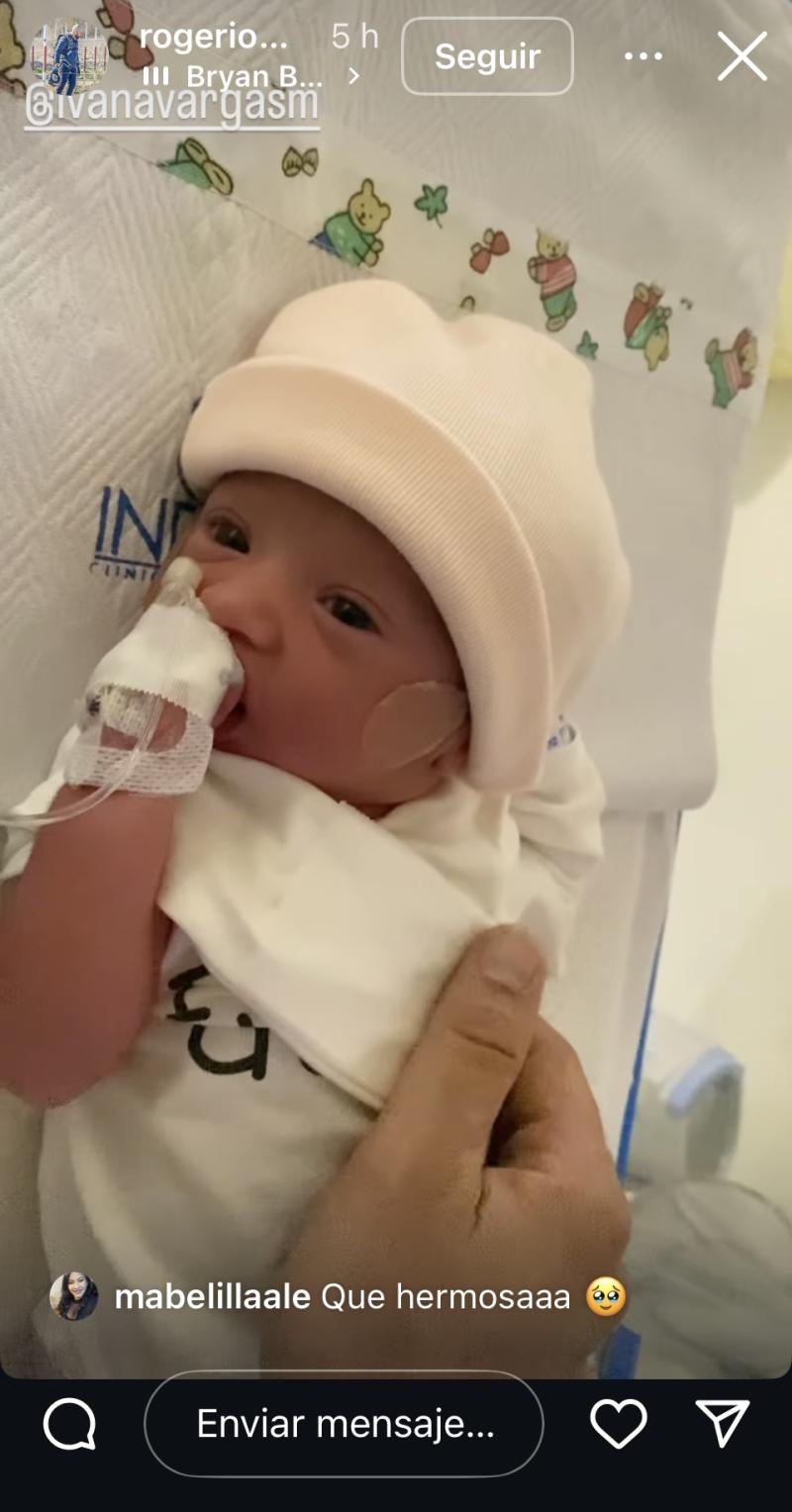 Ex Mekano, Rogerio, anunció el nacimiento de su hija con Ivana Vargas - Instagram