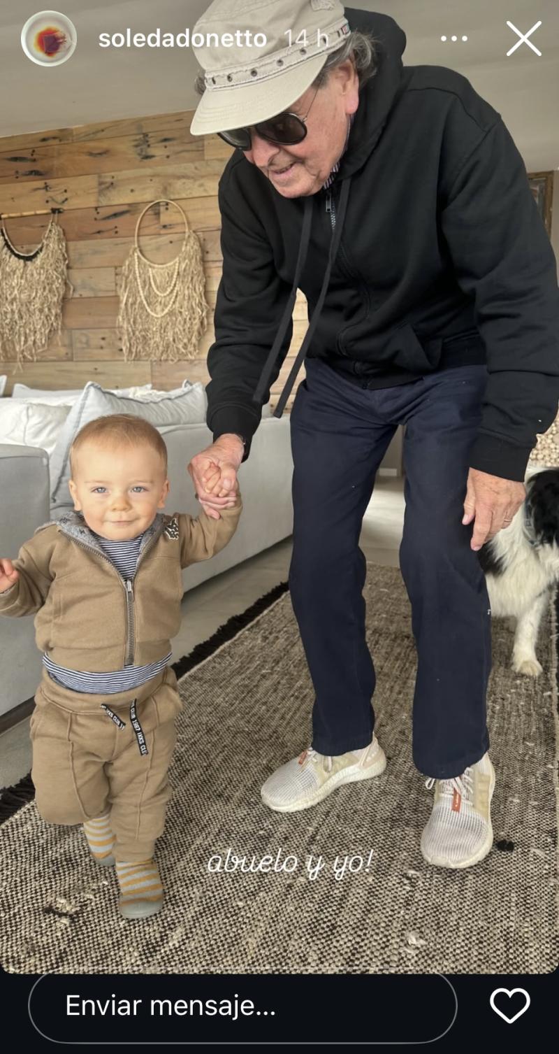 Patricio Onetto y su nieto Borja - Instagram