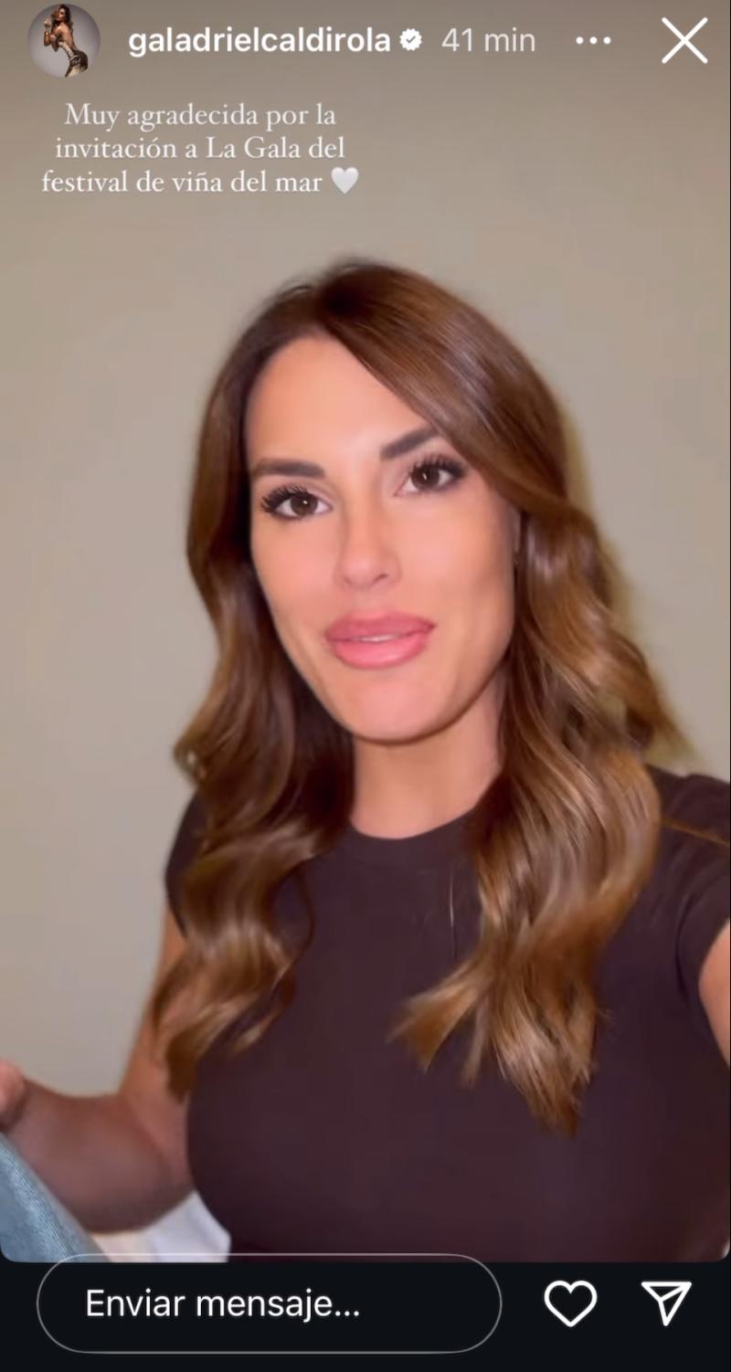 Gala Caldirola se baja de la Gala de Viña 2025 - Instagram