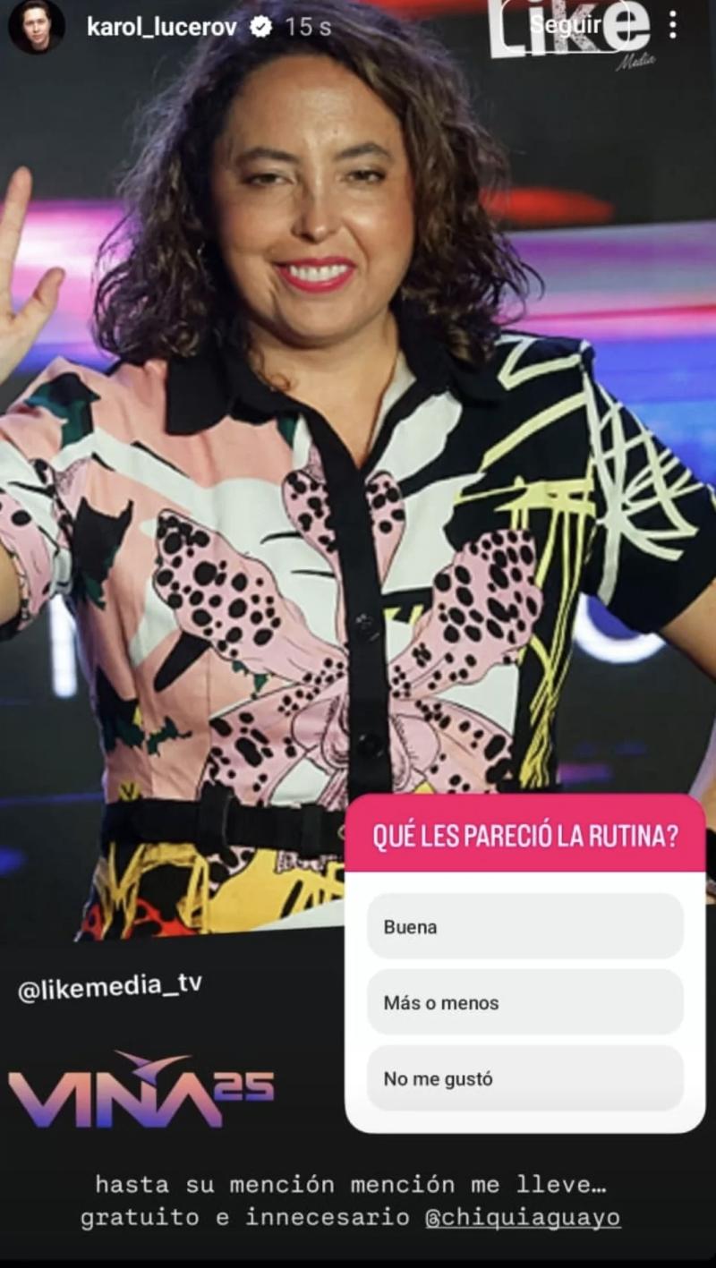 Primera historia de Karol Lucero a chiste de Chiqui Aguayo