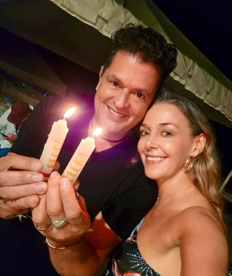 Carlos Vives y Claudia Elena Vásquez - Instagram