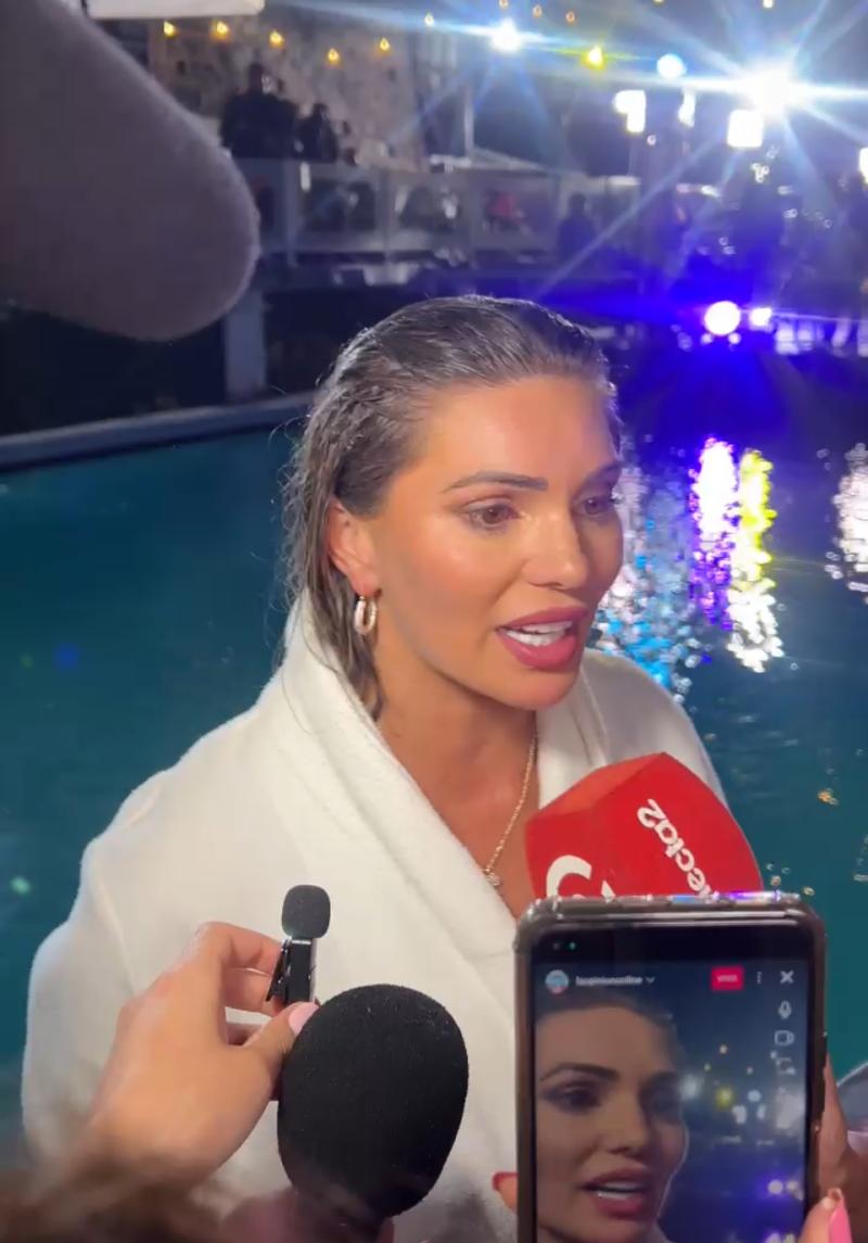 Faloon Larraguibel y su postura ante piscinazo con Emilia Dides